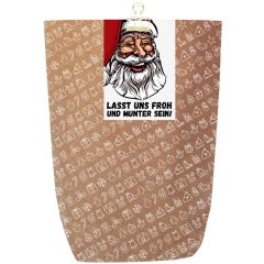 Lustige Geschenkverpackung für Weihnachtsgeschenke – „Froh und munter sein!“ – zum Befüllen