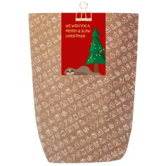 Geschenkverpackung für Weihnachtsgeschenke „Merry & Slow Christmas“