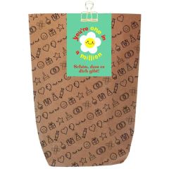 Geschenktüte Freundschaft „You’re one in a million“ – zum Befüllen