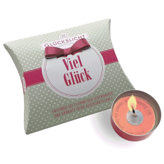 Glückslicht VIEL GLÜCK - gepunktet