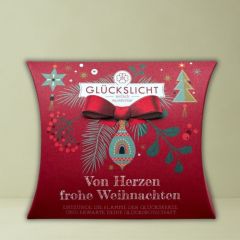 Geschenktüte „Frohe Weihnachten“ - Kleines Weihnachtsgeschenk (Schneekugel – Set 7)