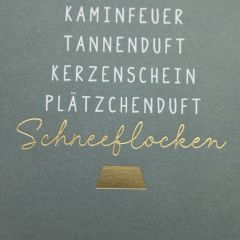 Glühwein-Bonbons „Liebe, Freude, Kaminfeuer ..." (Tannenbaum)