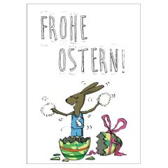 Personalisierbare Grußkarte FROHE OSTERN - A5 Ramiro