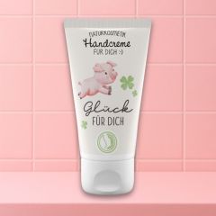 Handcreme „Glück für dich“ (Glücksschwein) - Pflegender Glücksbringer