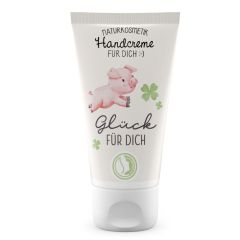 Handcreme „Glück für dich“ (Glücksschwein) - Pflegender Glücksbringer