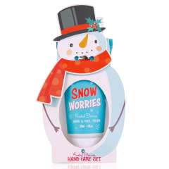 Geschenktüte Weihnachten „Let it snow!“ - Lustiges Wichtelgeschenk (Set 2)