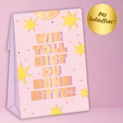 Geschenktüte zum Frauentag „Zum Weltfrauentag feiern wir dich.“ (Set 1)