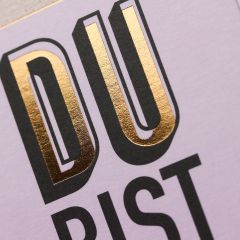 Bio-Vollmilchschokolade 80g DU BIST WUNDERVOLL