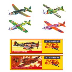 Mini Flieger – Jet Fighters Flying Gliders (Zufallsmotiv)