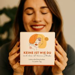 Kärtchenbox - liebevolle Botschaften KEINE IST WIE DU