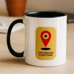 Becher fürs Onboarding VERSTÄRKUNG IN BESTFORM.