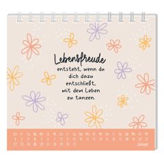 Mini-Kalender 2026 Der beste Tag ist heute