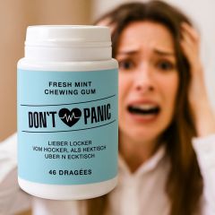 Kaugummis DON`T PANIC BLUE