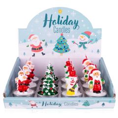 Kleine Motivkerze Weihnachten Holiday (Zufallsmotiv)