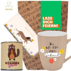Geschenktüte „Lass dich feiern!“ – zum Befüllen