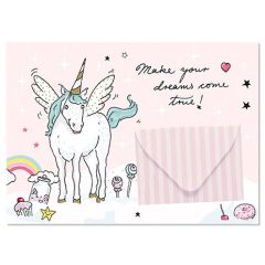 Briefchenkarte EINHORN