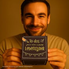 Message in a Box To-Dos für ein neues Lebensjahr