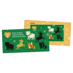 Mini-Adventskalender „24 Adventsrätsel für Kinder“