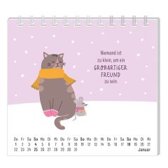 Mini-Kalender 2026 Have a purrfect time!