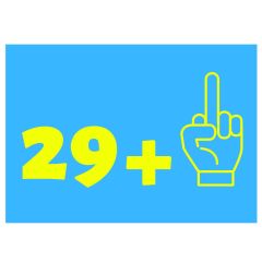 Geschenktüte 29 PLUS - zum Befüllen