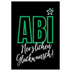 Geschenktüte ABI - HERZLICHEN GLÜCKWUNSCH! - zum Befüllen