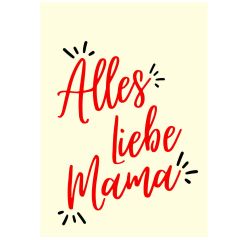 Minicard ALLES LIEBE MAMA