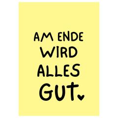 Geschenktüte Geschenkverpackung  „Am Ende wird alles gut“