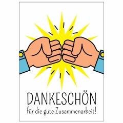 Minicard DANKESCHÖN FÜR DIE ZUSAMMENARBEIT - New Edition