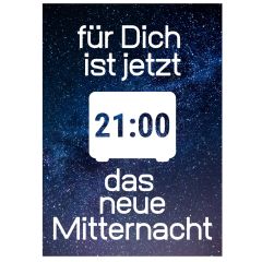 Geschenktüte 21:00 DAS NEUE MITTERNACHT - zum Befüllen