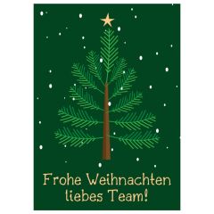 Minicard FROHE WEIHNACHTEN LIEBES TEAM!