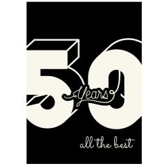 Geschenktüte 50. Geburtstag „50 Years“ – zum Befüllen