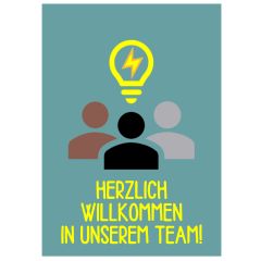 Minicard HERZLICH WILLKOMMEN IN UNSEREM TEAM! - NEW Edition