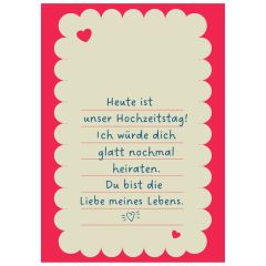 Geschenktüte HEUTE IST UNSER HOCHZEITSTAG! - zum Befüllen