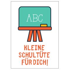 Minicard KLEINE SCHULTÜTE FÜR DICH!