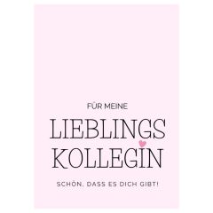 Geschenktüte LIEBLINGSKOLLEGIN - zum Befüllen