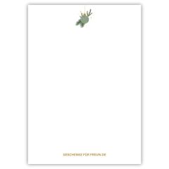 Minicard Weihnachten – Weihnachtskärtchen für Pflegekräfte / Pflegeheld:in