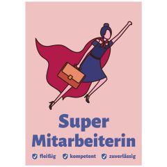 Minicard SUPER MITARBEITERIN