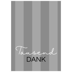 Geschenktüte TAUSEND DANK - zum Befüllen