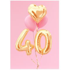 Geschenktüte 40 - Motiv Ballons - zum Befüllen