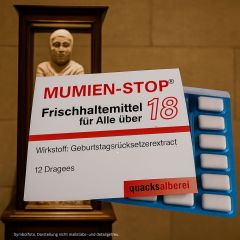 Kaugummis MUMIEN-STOP Ü 18 