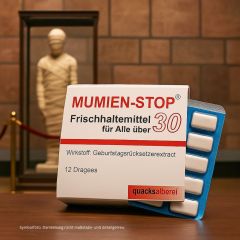 Kaugummis MUMIEN-STOP Ü 30