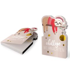 Notizblock Chillige Weihnachten