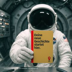 Kleines Notizheft DEINE NEUE GESCHICHTE STARTET HIER.