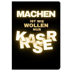 Notizheft MACHEN IST WIE WOLLEN - NEW GFF-Edition