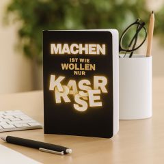 Notizheft MACHEN IST WIE WOLLEN