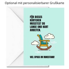 Geschenktüte Ruhestand – „Viel Spaß!“ (Set 2)
