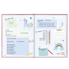 Freundealbum MEINE SCHULFREUNDE - Einhorn