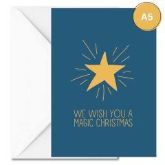 Personalisierbare Weihnachtskarte MAGIC CHRISTMAS