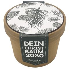 Pflanzset „Dein Christbaum 2030“ - Lustiges Wichtelgeschenk
