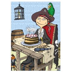 Postkarte PIRATE BIRTHDAY